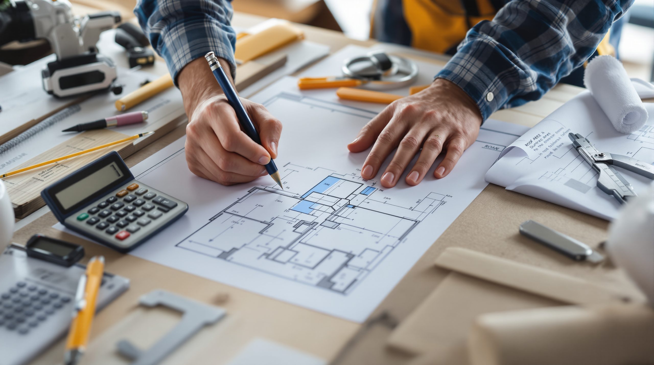 Calcul surface toiture pente 35 : méthodes et astuces à connaître