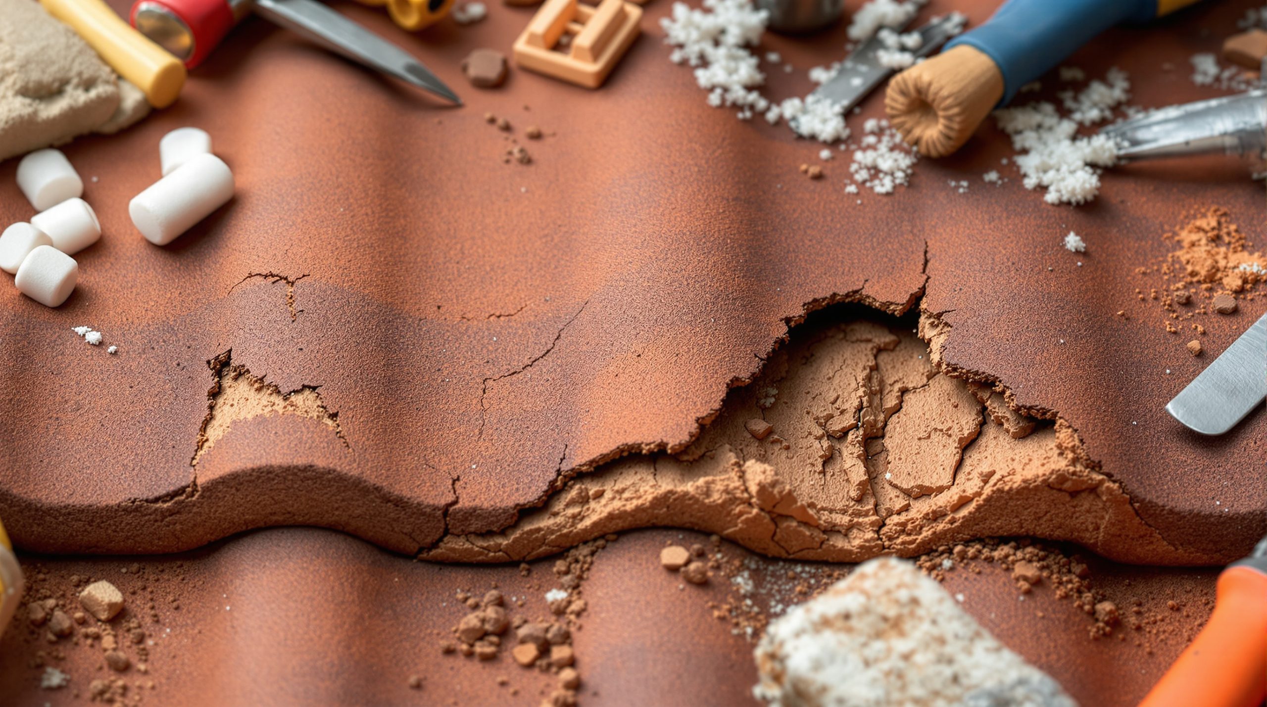 Tuile qui s’effrite : causes, solutions et conseils d’experts