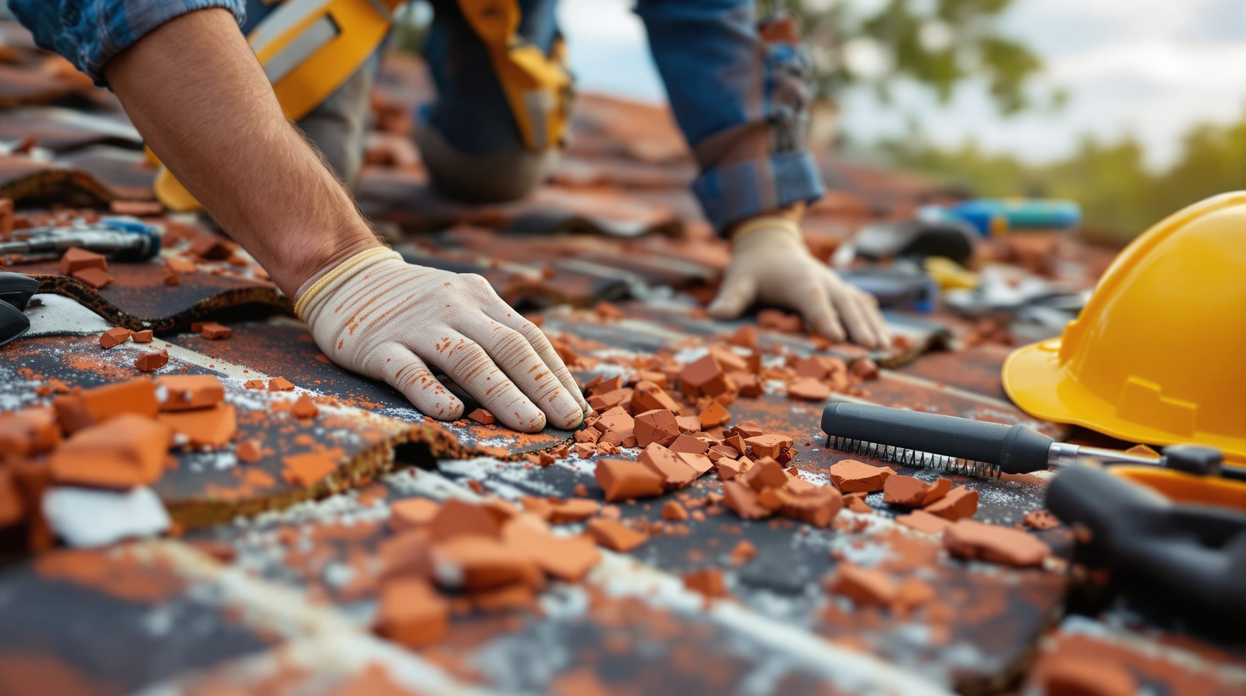 Tuile qui s'effrite : causes, solutions et conseils d'experts